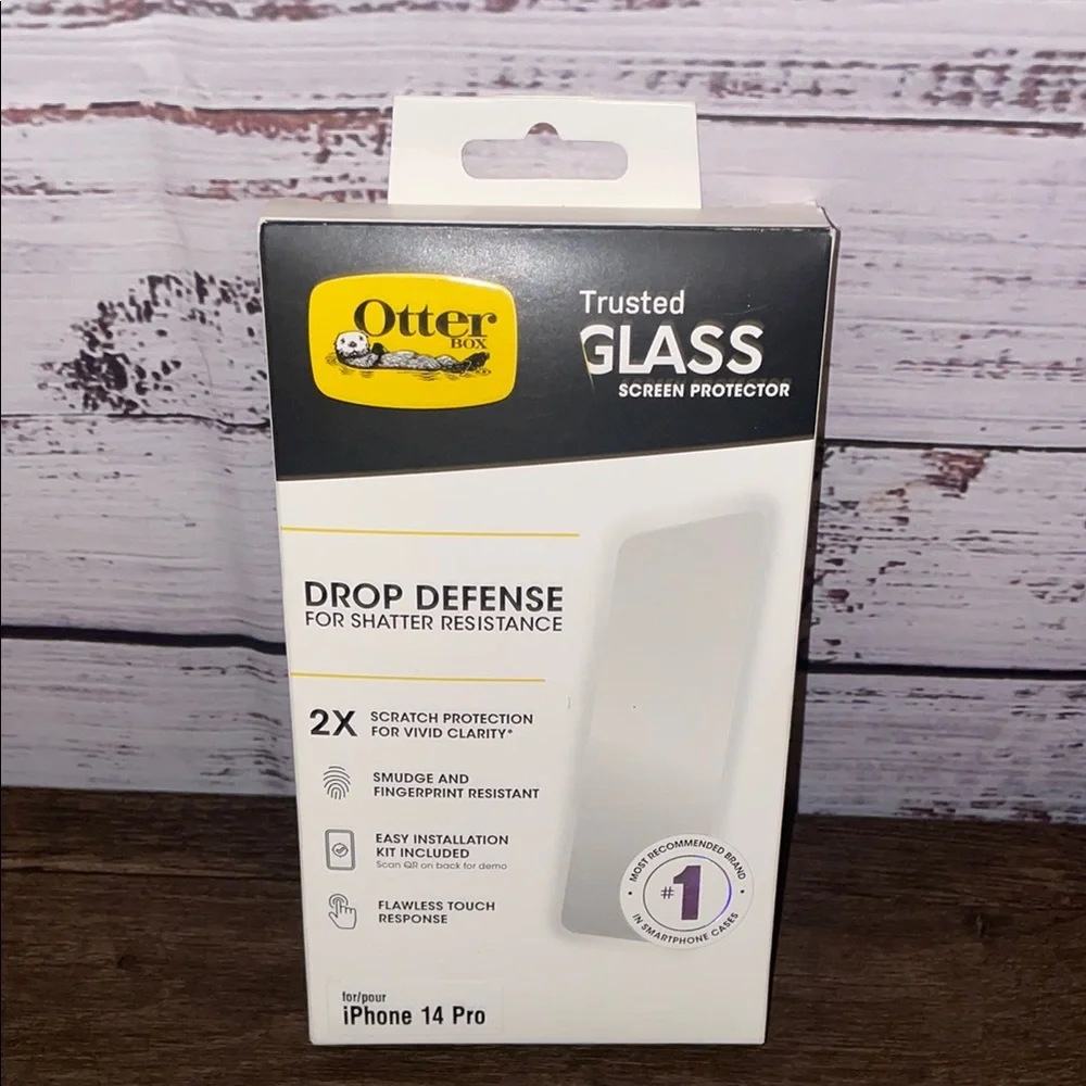 OtterBox Trusted Glass Screen Protector for iPhone 14 Pro